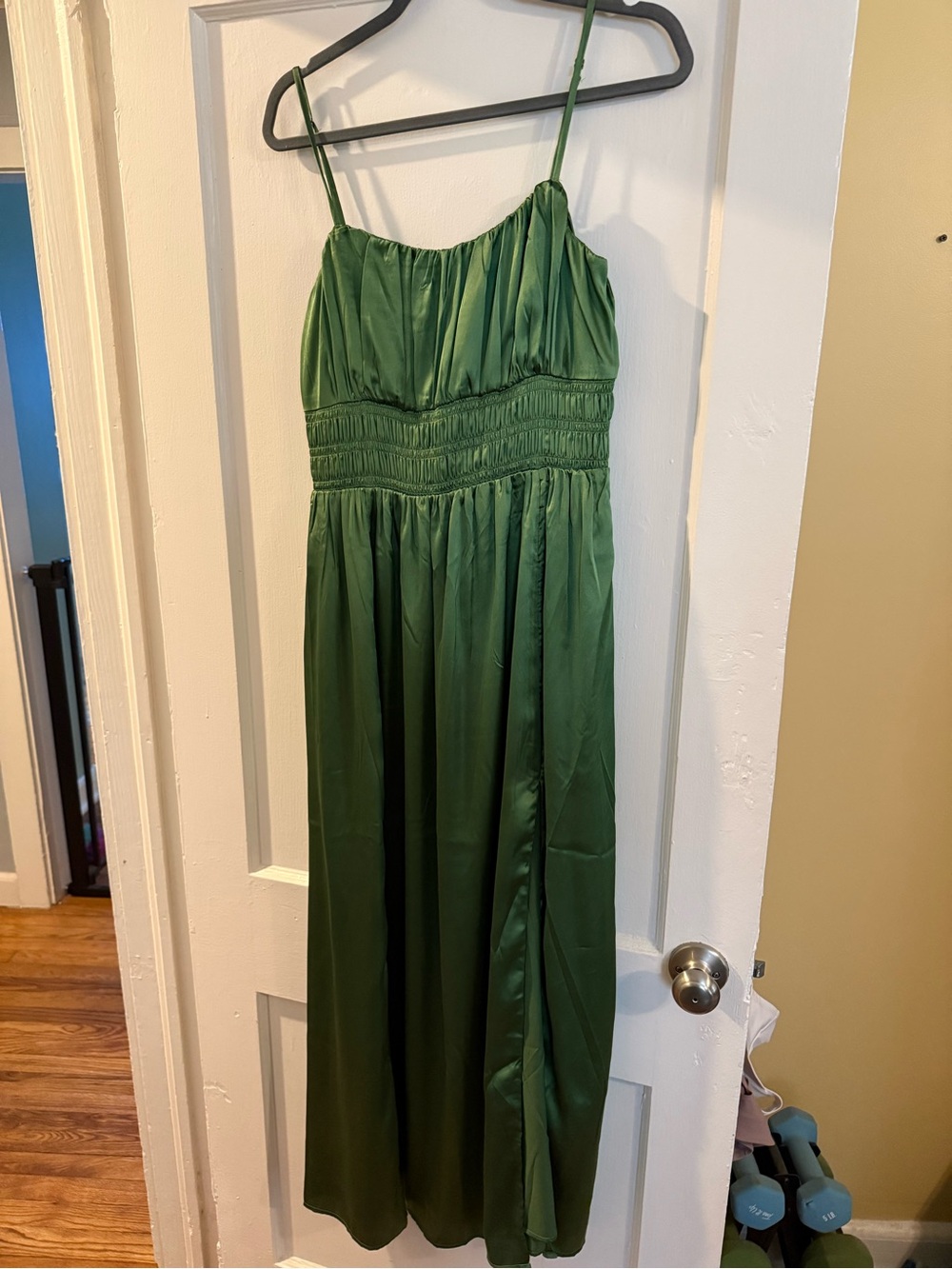 Abercrombie & Fitch Emerald Green Maxi Dress